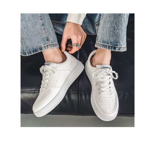 Basket Pour Homme-Blanc